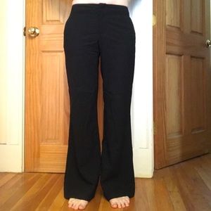 Banana Republic Black Wide Leg Dress Pants